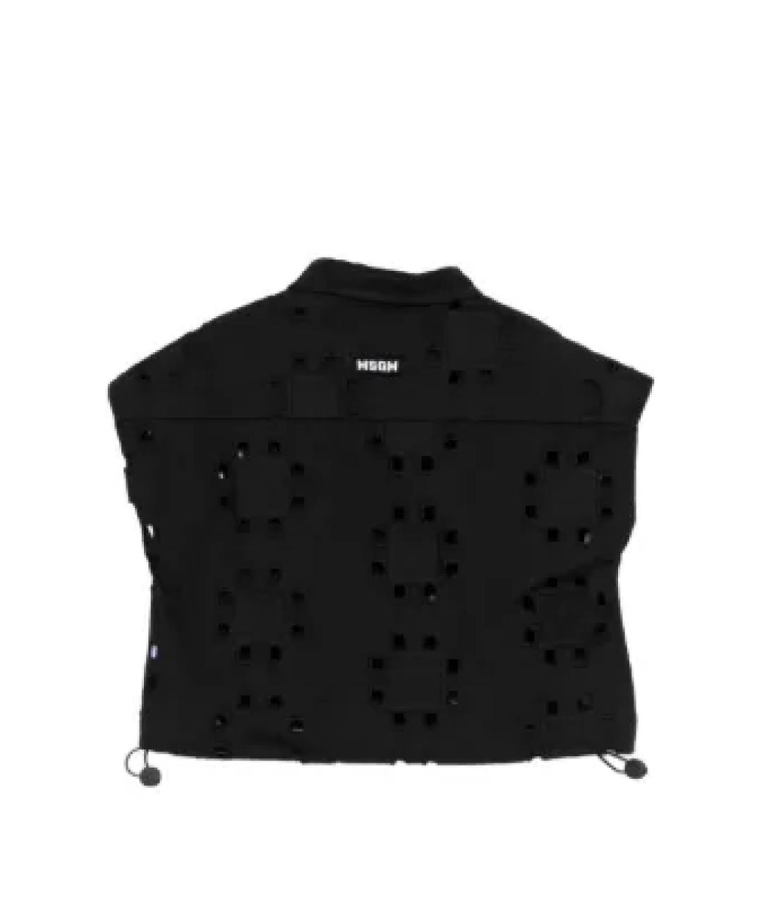 MSGM Черная рубашка/блузка, фото 3