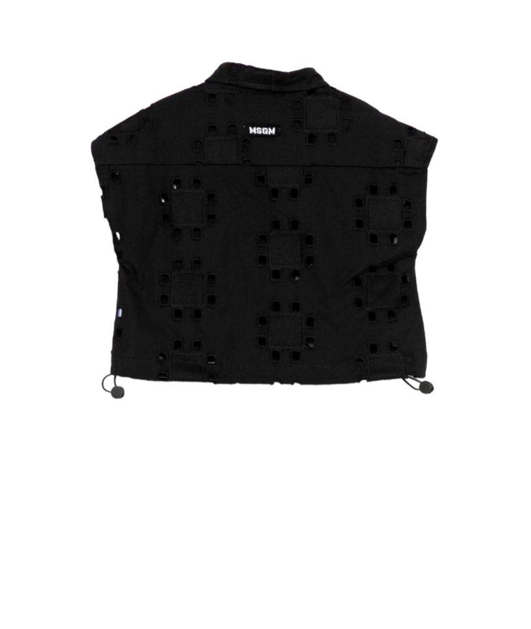 MSGM Черная рубашка/блузка, фото 2