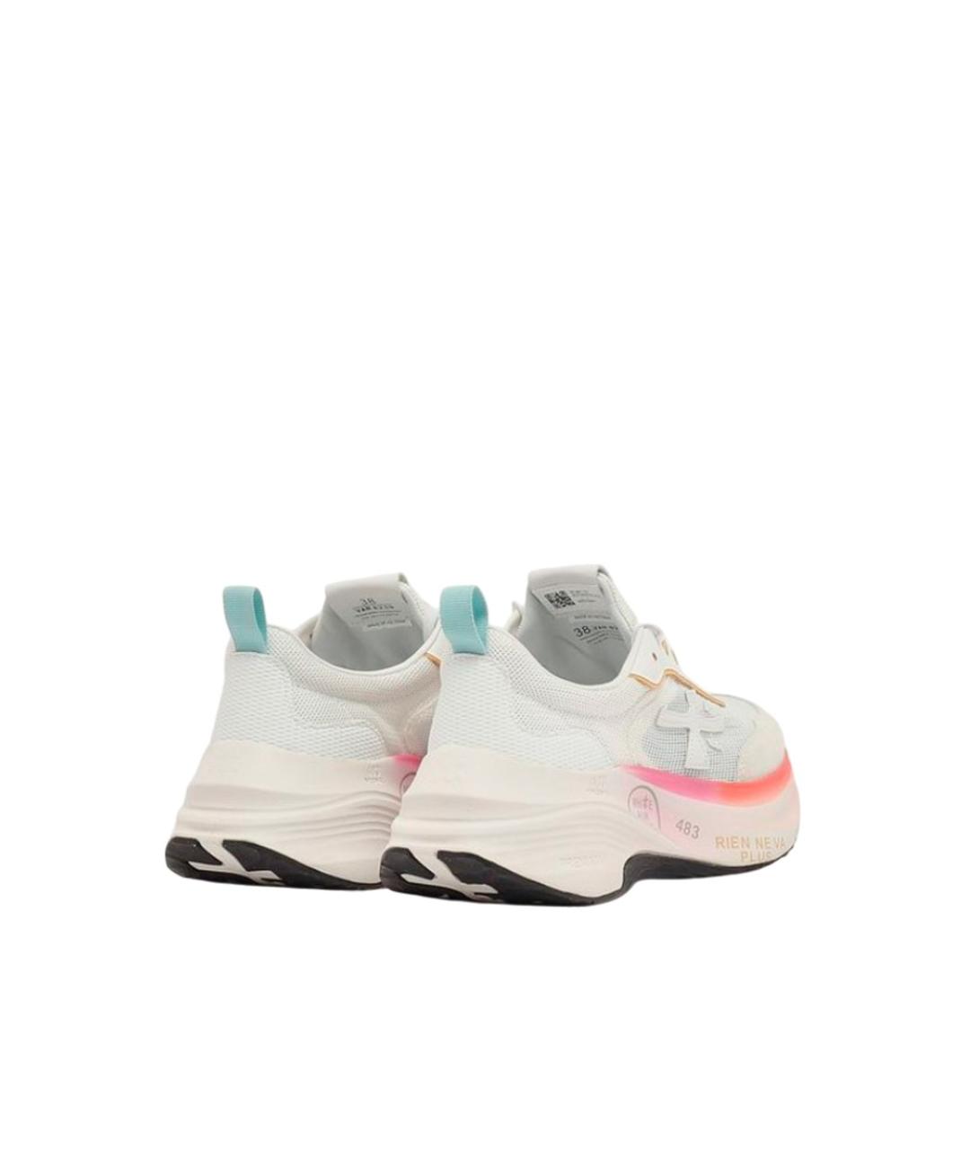 PREMIATA Белые текстильные кроссовки, фото 3