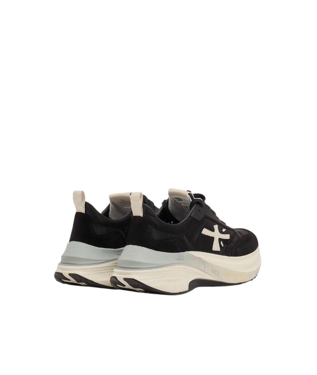 PREMIATA Черные текстильные кроссовки, фото 2