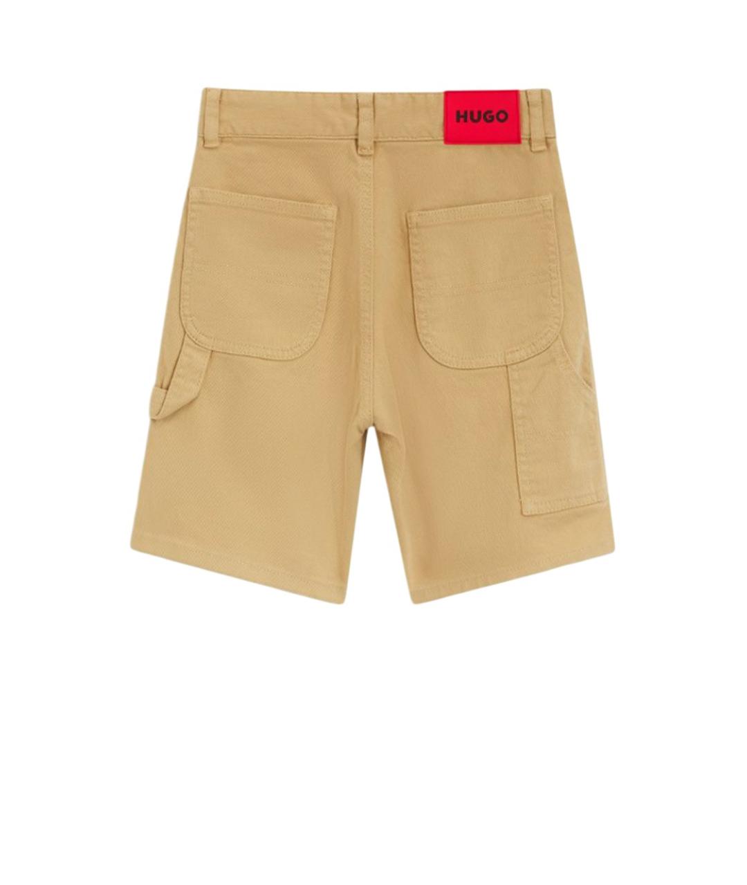 HUGO BOSS Бежевые брюки и шорты, фото 2