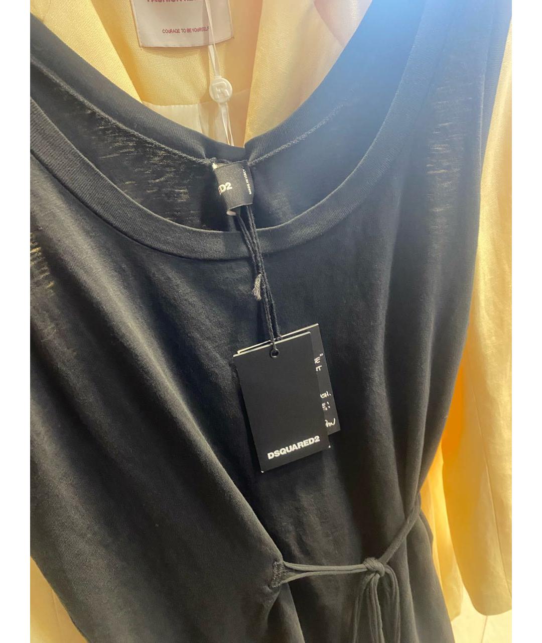 DSQUARED2 Черная майка, фото 3