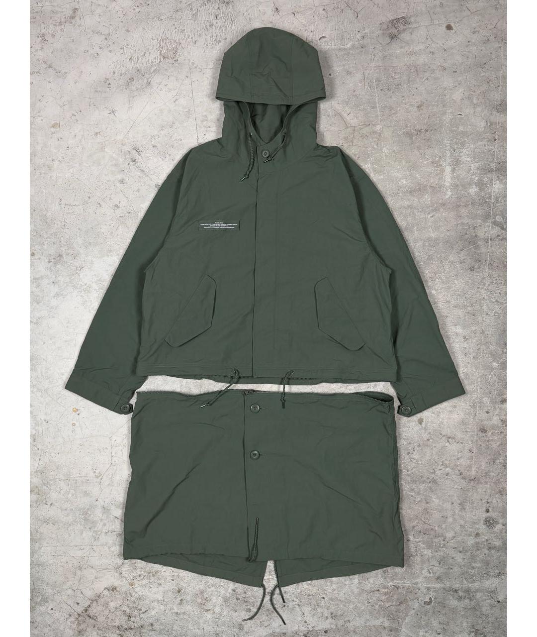 UNDERCOVER Зеленая полиэстеровая куртка, фото 3