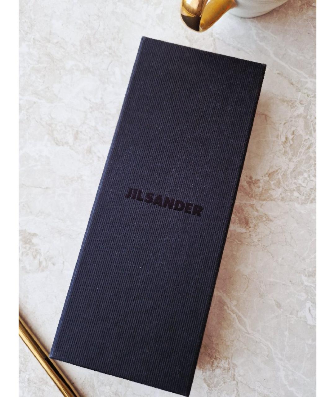 JIL SANDER Золотое металлическое колье, фото 6