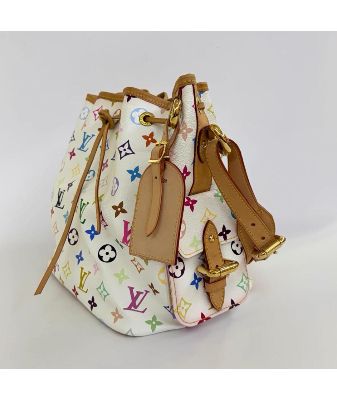 LOUIS VUITTON Белая сумка через плечо, фото 4