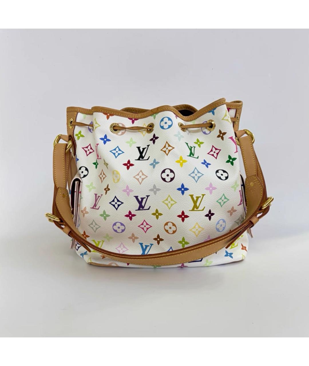LOUIS VUITTON Белая сумка через плечо, фото 5