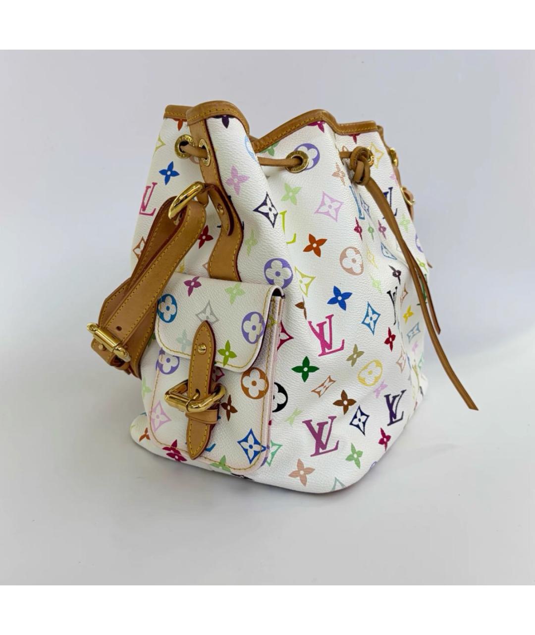 LOUIS VUITTON Белая сумка через плечо, фото 3