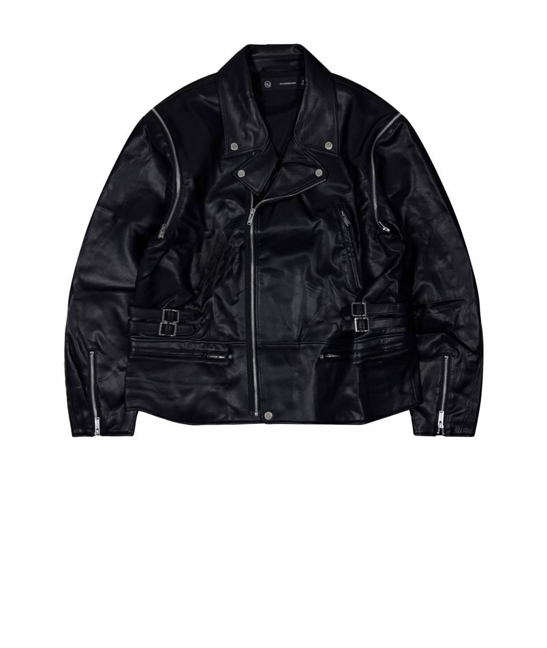 UNDERCOVER Черная кожаная куртка, фото 1