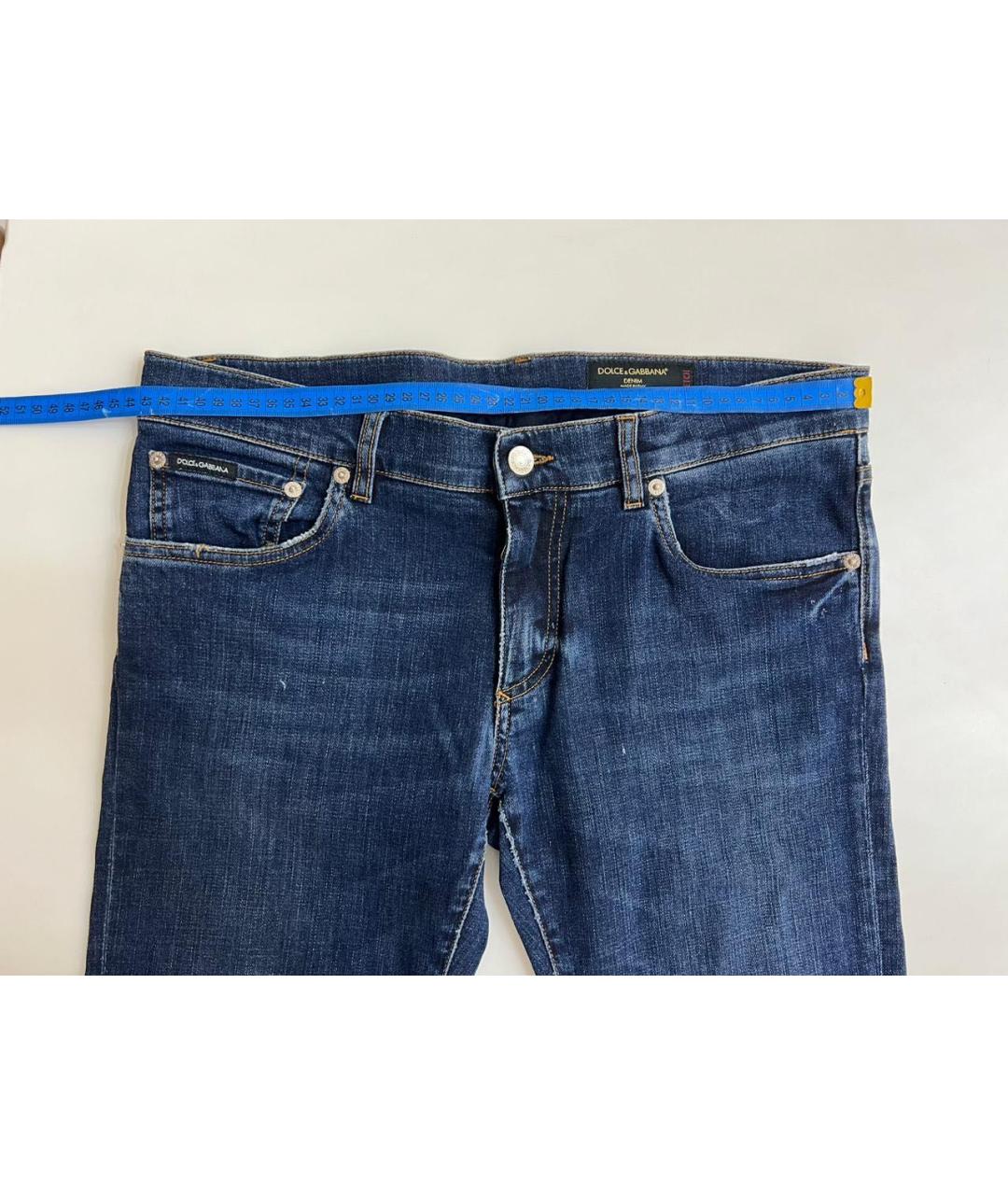 DOLCE&GABBANA Хлопковые прямые джинсы, фото 7
