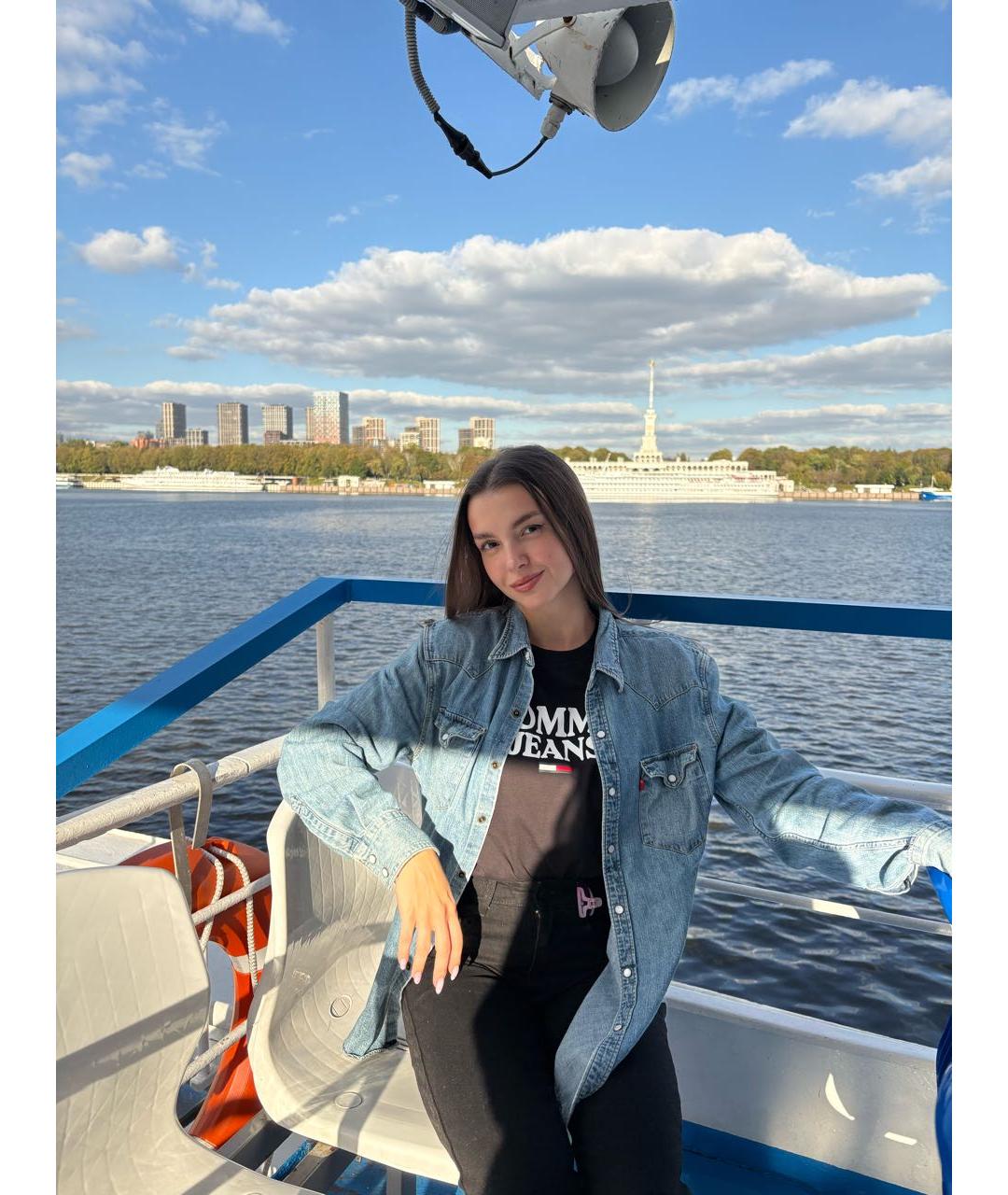 LEVI'S Синяя деним рубашка, фото 4