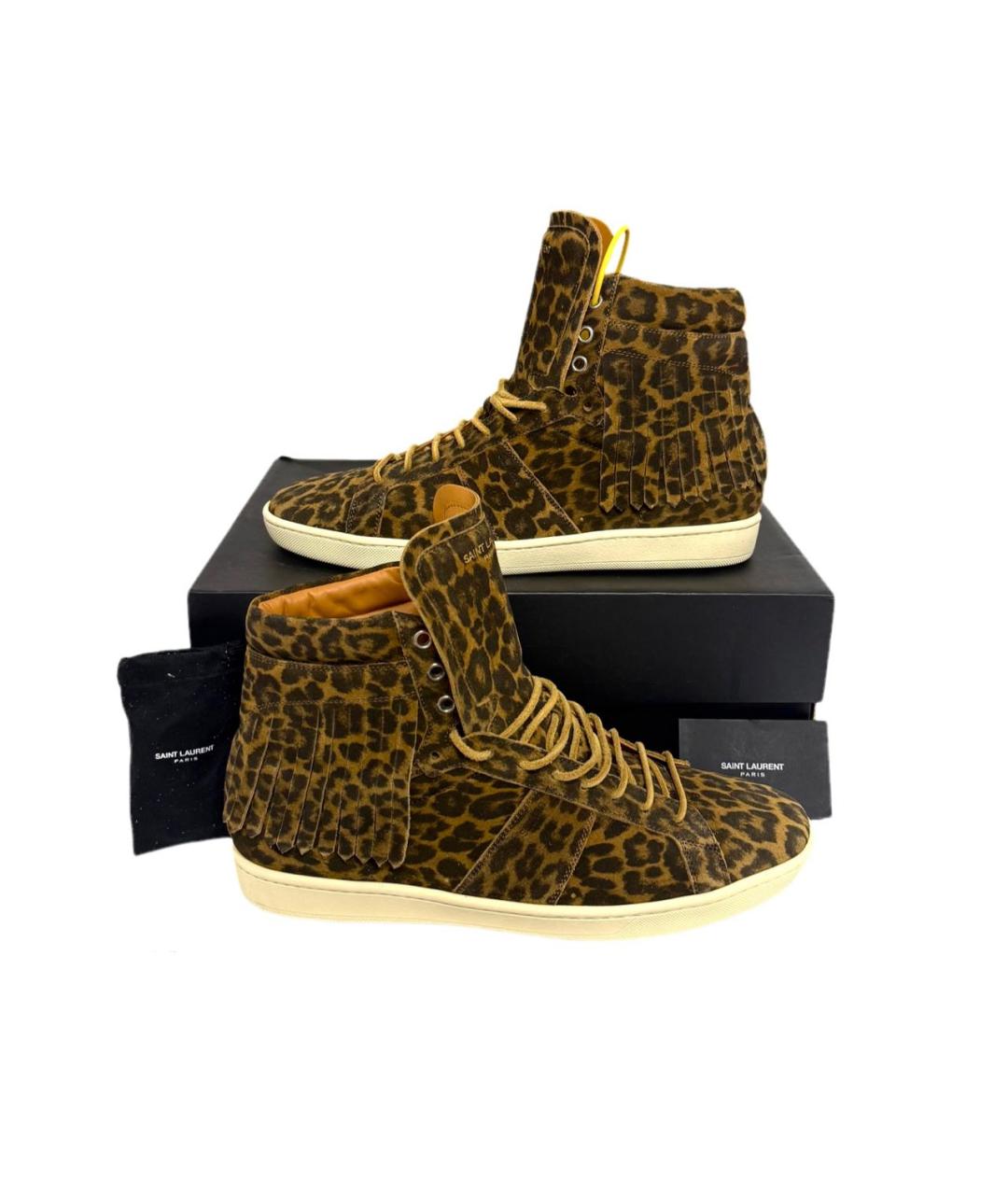 SAINT LAURENT Мульти высокие кроссовки / кеды, фото 8