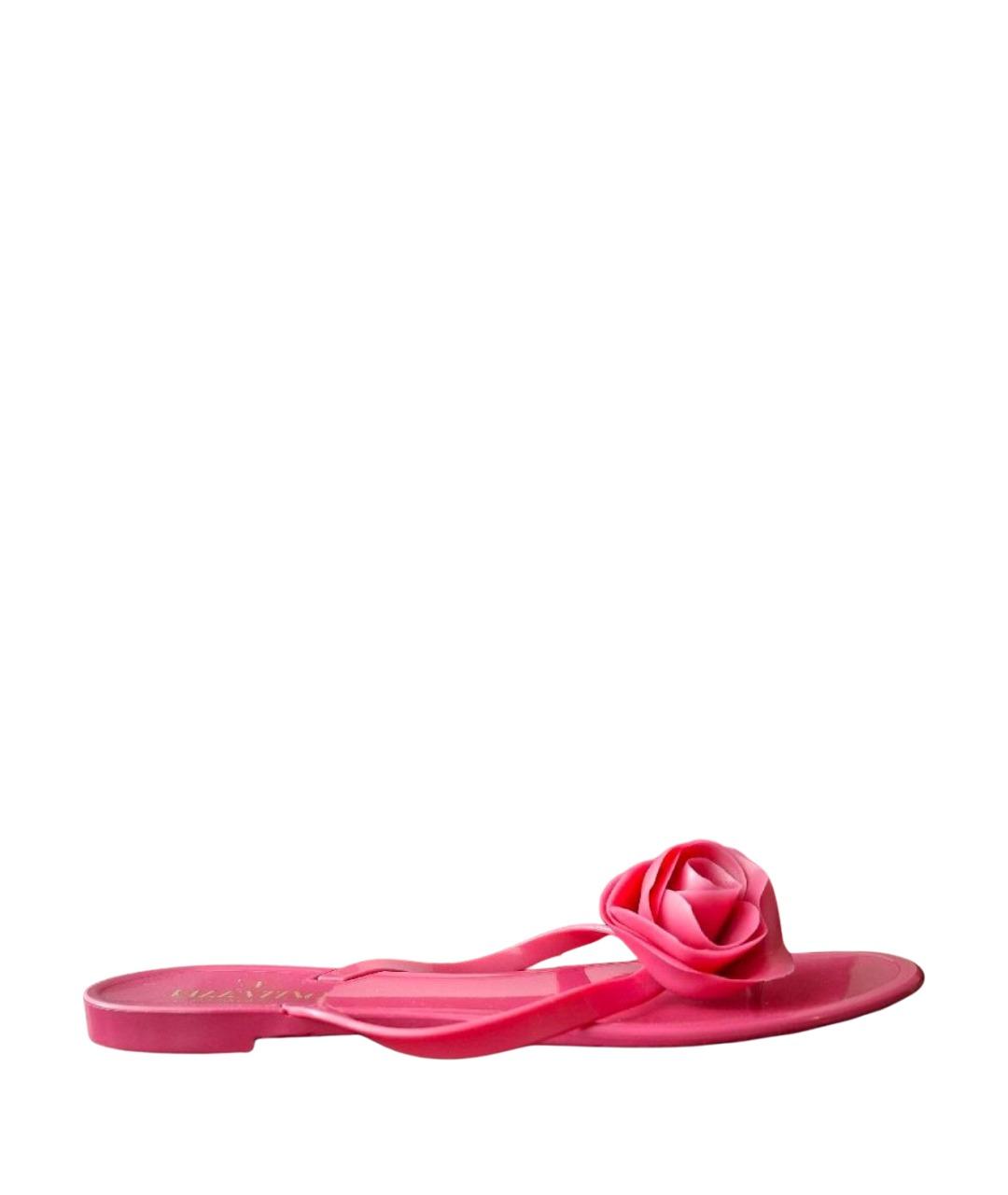 VALENTINO Розовые шлепанцы, фото 1