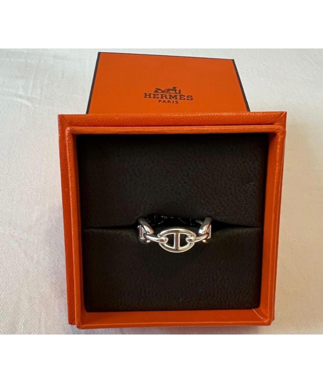 HERMES Серебряное серебряное кольцо, фото 4