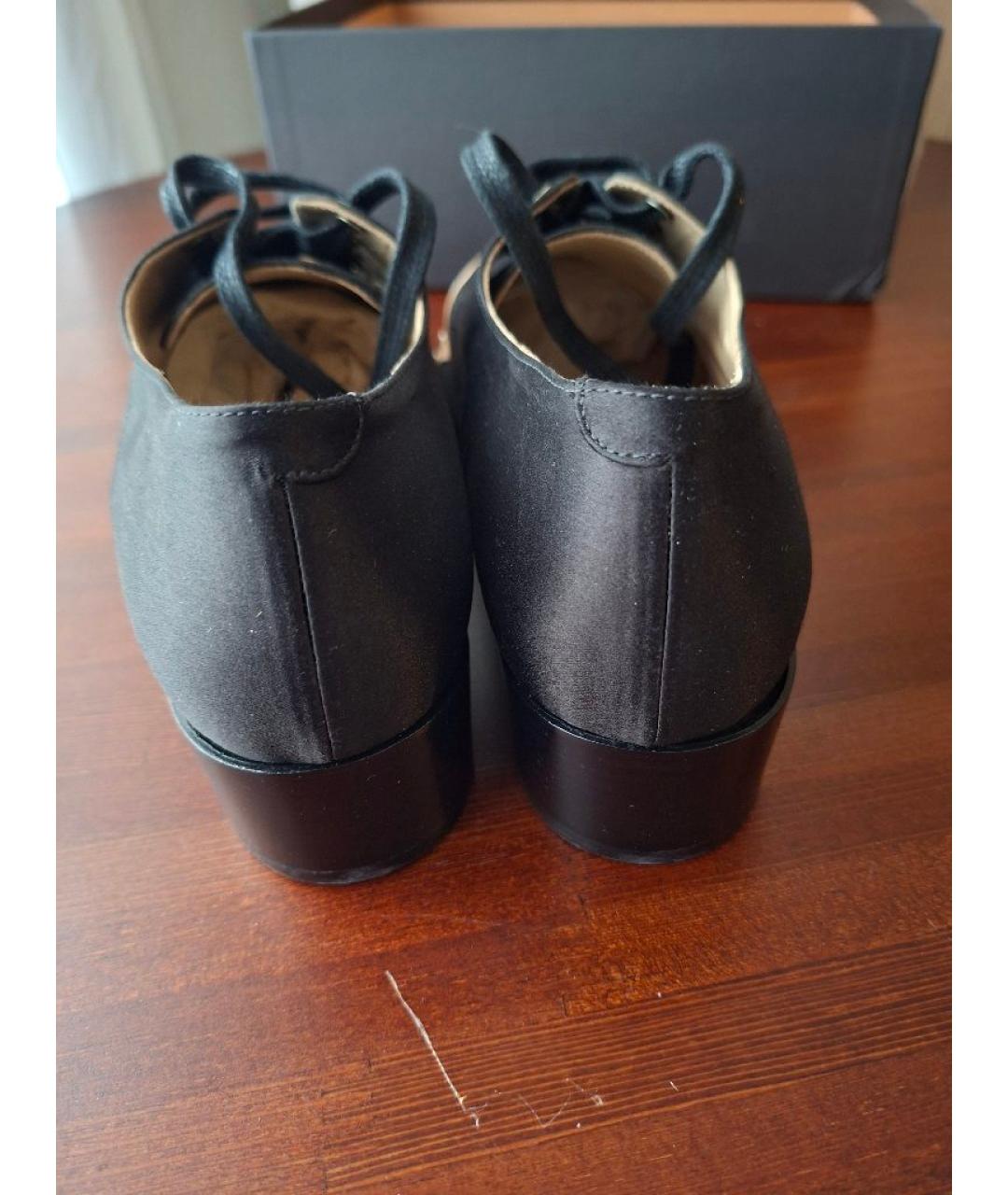 NO. 21 Черные текстильные брогги и оксфорды, фото 4