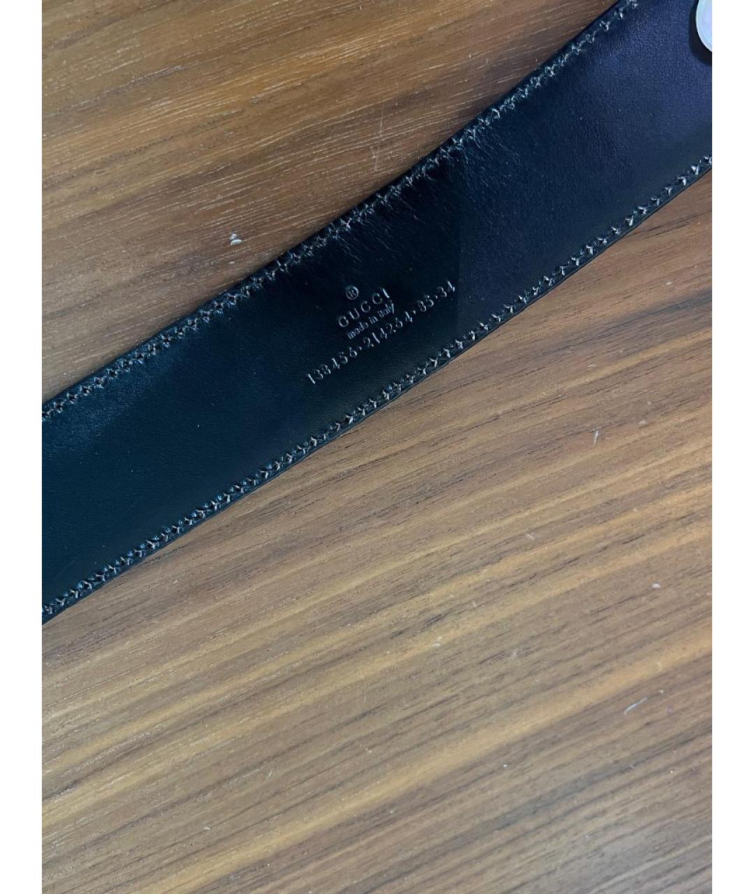 GUCCI Коричневый кожаный ремень, фото 3