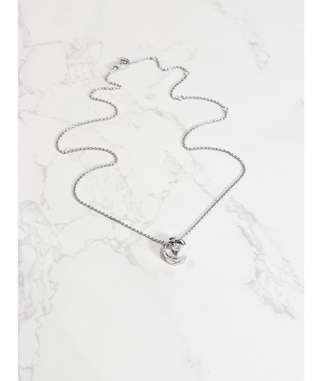 CHANEL Серебряное колье из белого золота, фото 4