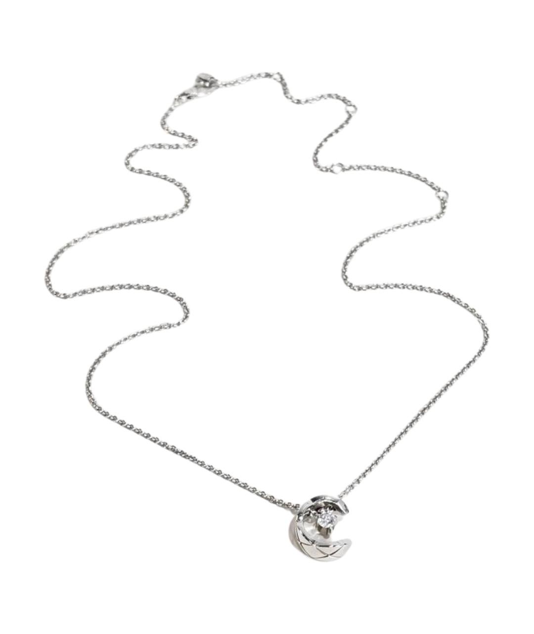 CHANEL Серебряное колье из белого золота, фото 1