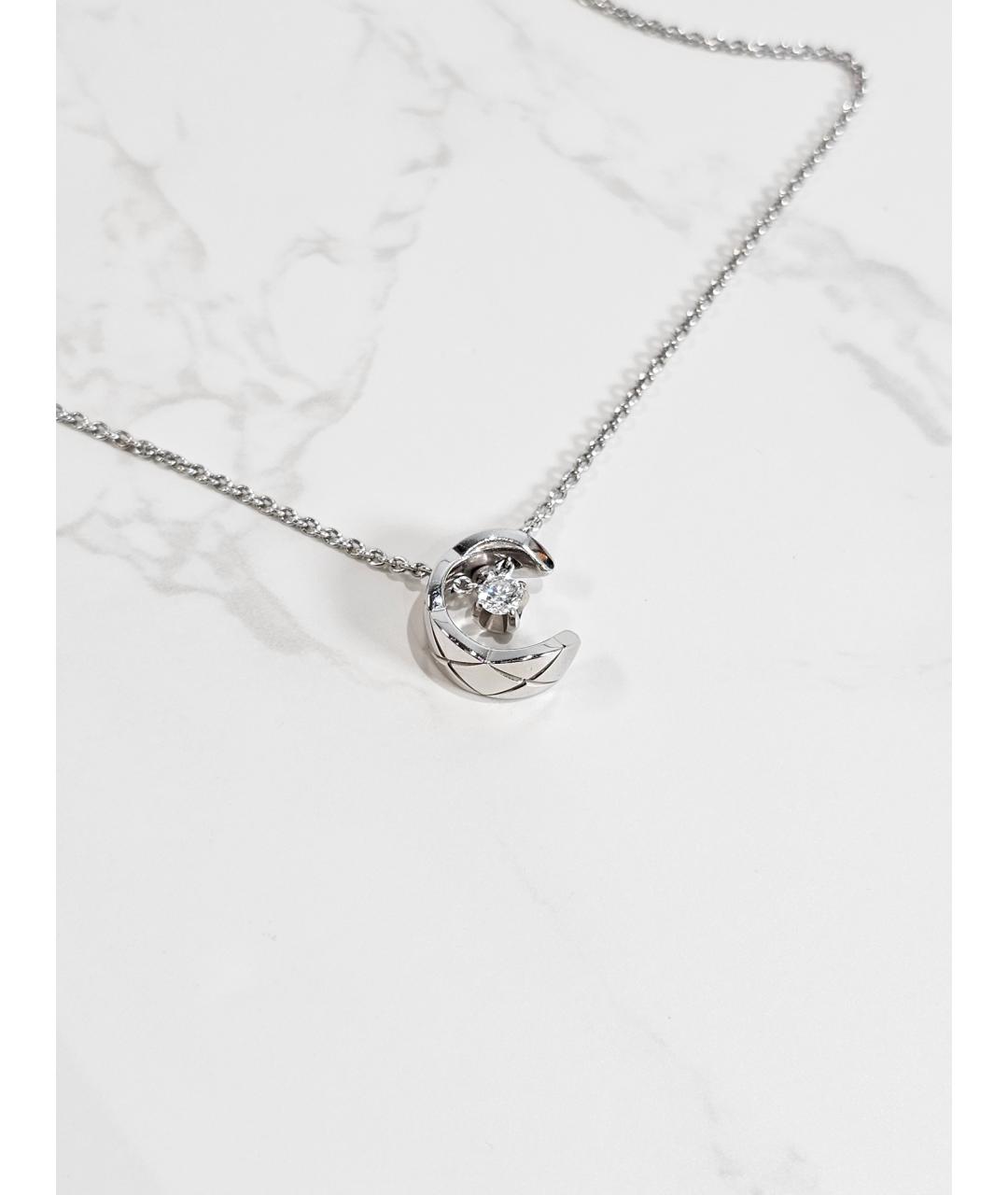 CHANEL Серебряное колье из белого золота, фото 3