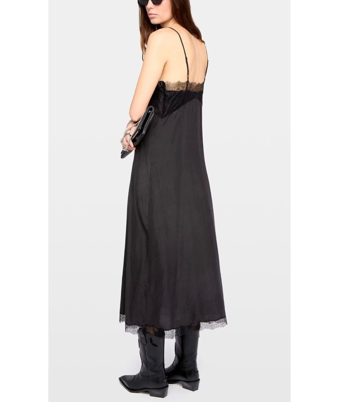 ZADIG & VOLTAIRE Черный шелковый сарафан, фото 2