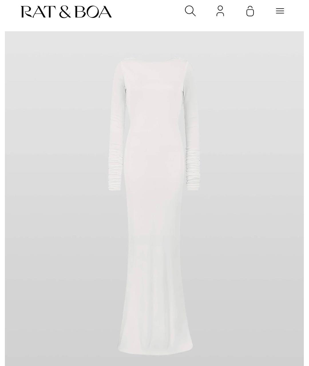 RAT&BOA Белое вечернее платье, фото 9