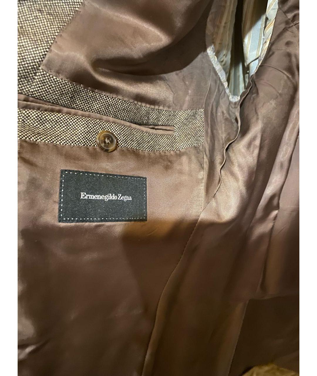 ERMENEGILDO ZEGNA XXX Бежевый кашемировый пиджак, фото 2