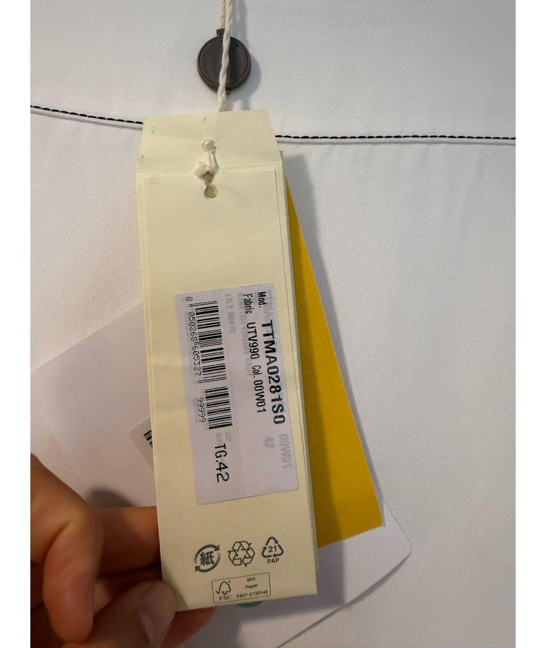 MARNI Белая вискозная блузы, фото 5