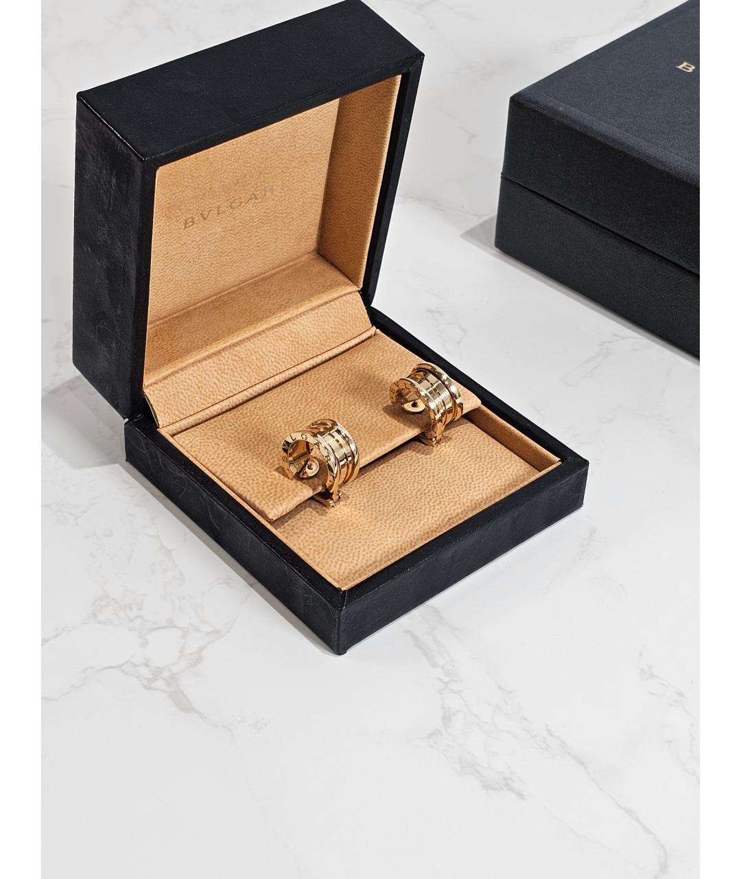 BVLGARI Золотые серьги из желтого золота, фото 2