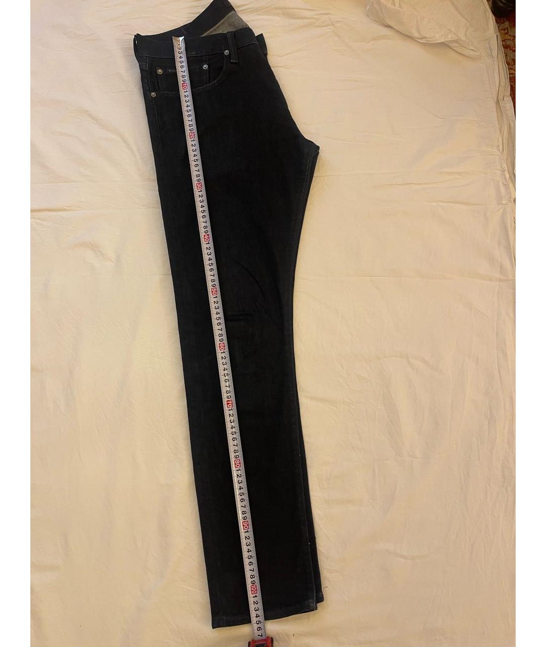 POLO RALPH LAUREN Темно-синие хлопковые прямые джинсы, фото 3