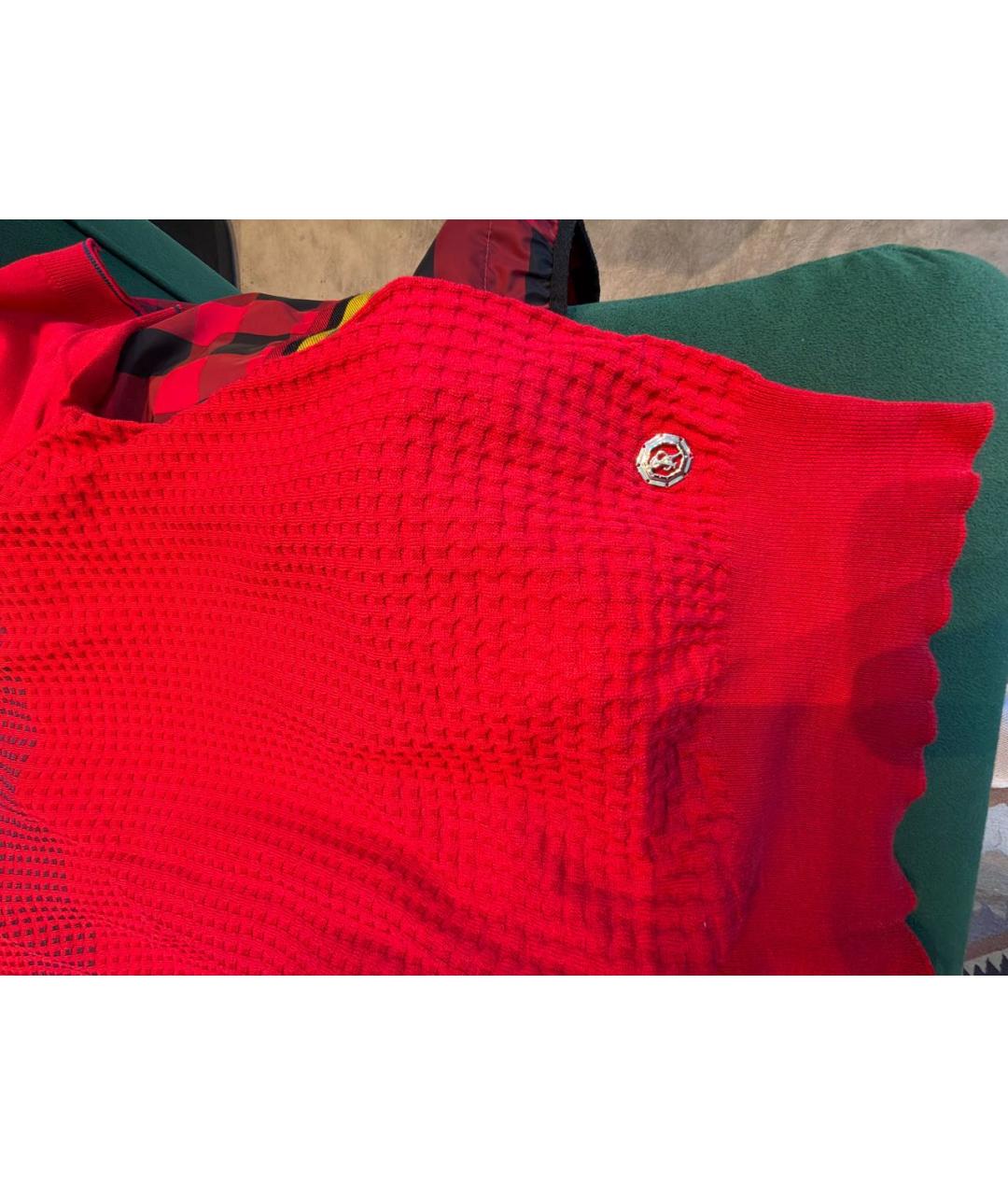 STEFANO RICCI Красное поло с коротким рукавом, фото 4