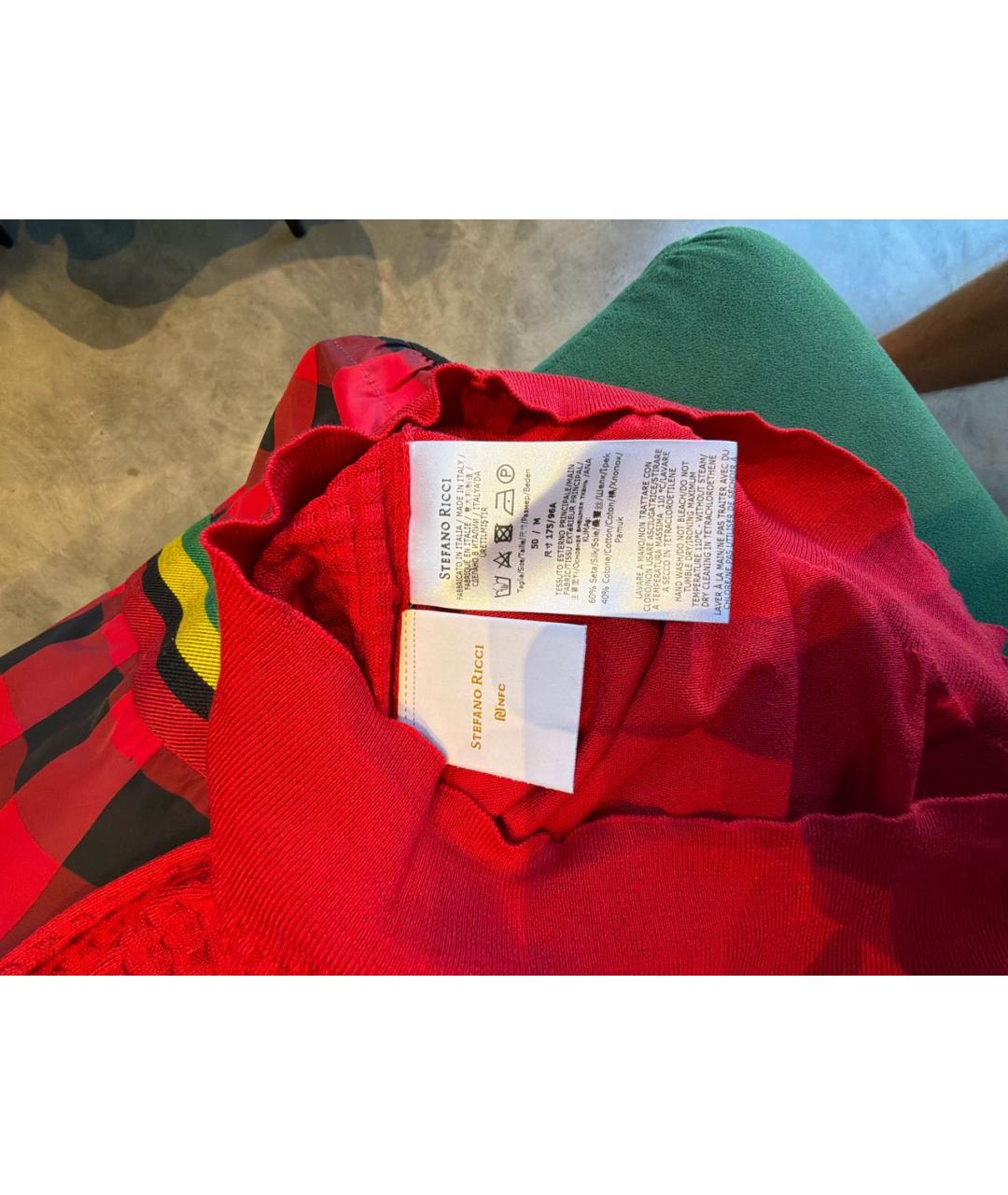 STEFANO RICCI Красное поло с коротким рукавом, фото 5