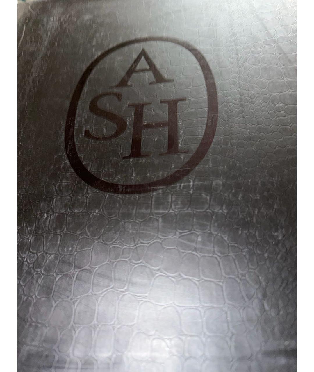 ASH Черные кожаные полусапоги, фото 8