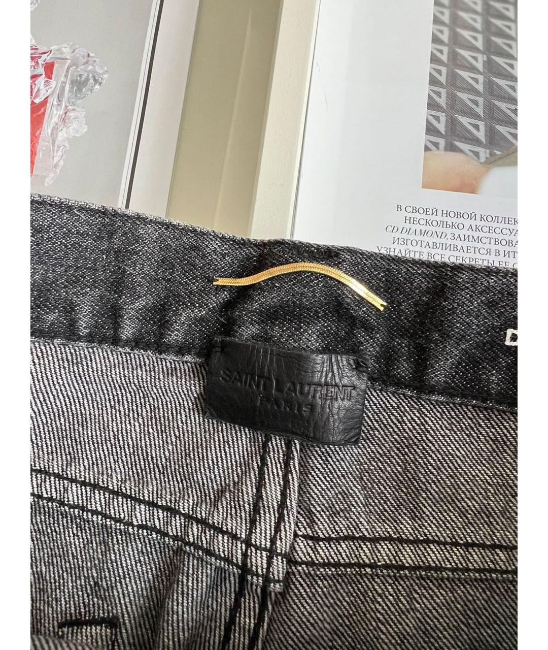 SAINT LAURENT Джинсы слим, фото 3