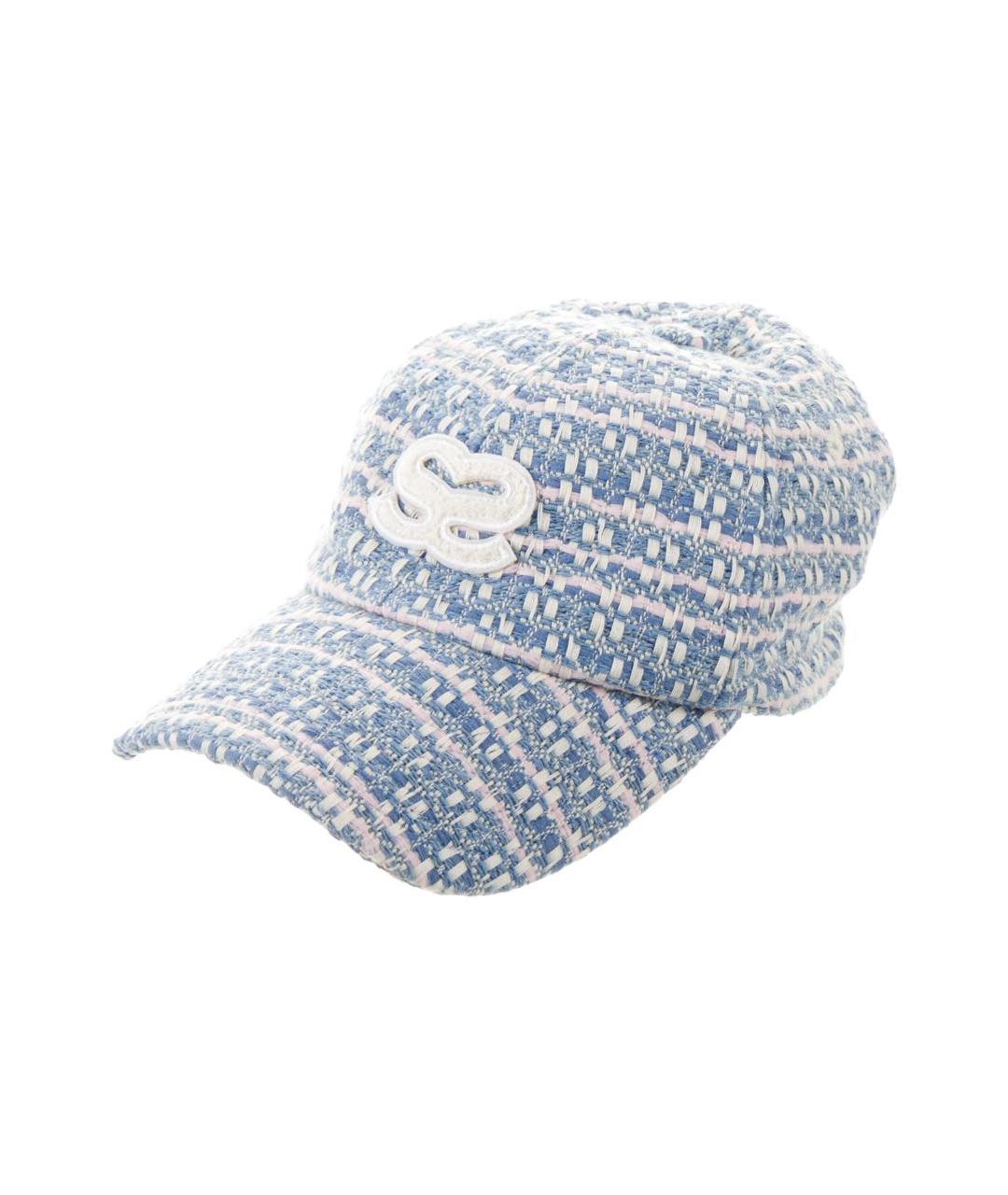 SANDRO Голубая хлопковая кепка, фото 1