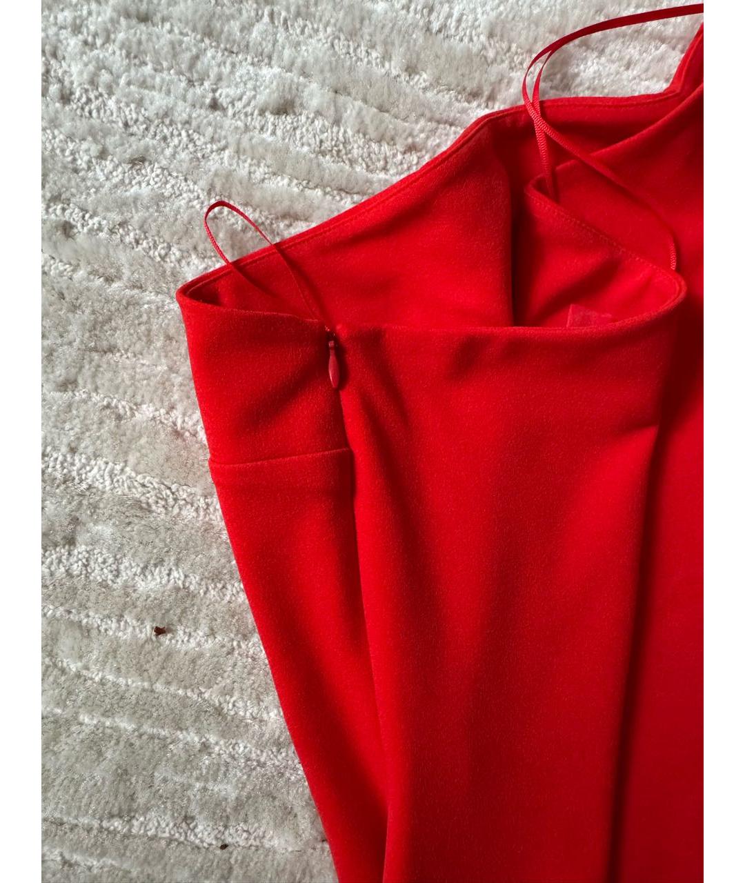 SOLACE LONDON Красное полиэстеровое вечернее платье, фото 3