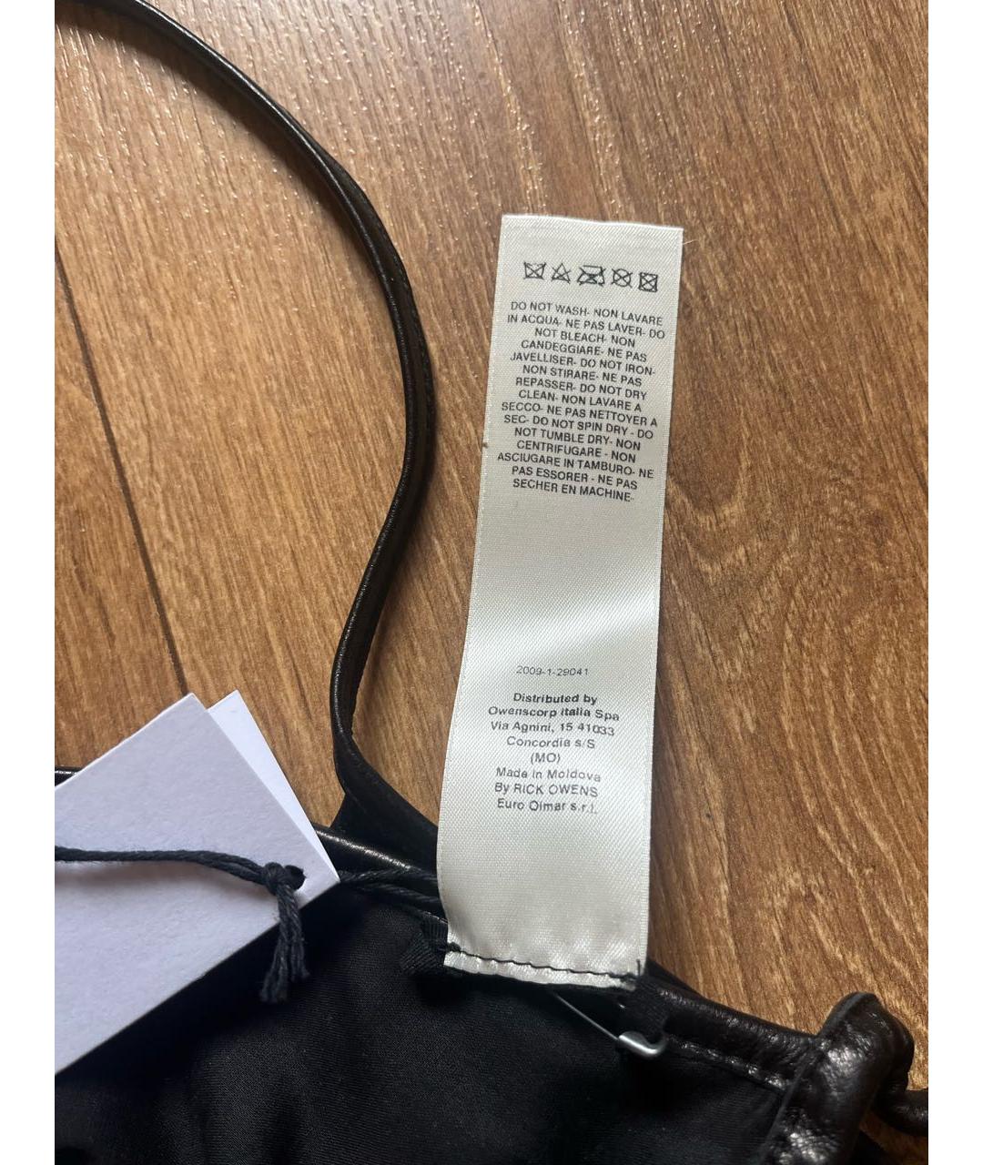 RICK OWENS Черный бюстгалтеры, фото 5