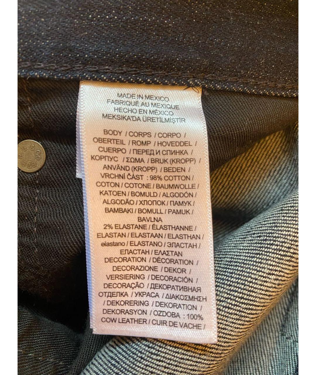 POLO RALPH LAUREN Темно-синие хлопковые прямые джинсы, фото 7