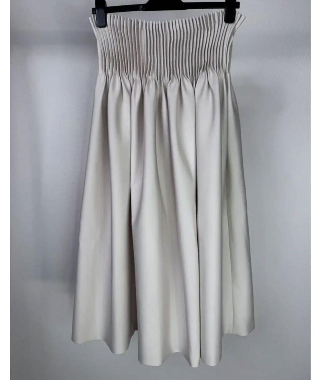 MAX MARA Бежевая юбка миди, фото 6