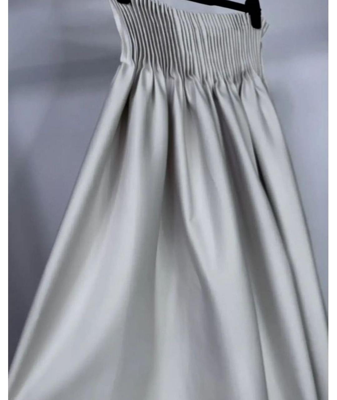 MAX MARA Бежевая юбка миди, фото 4