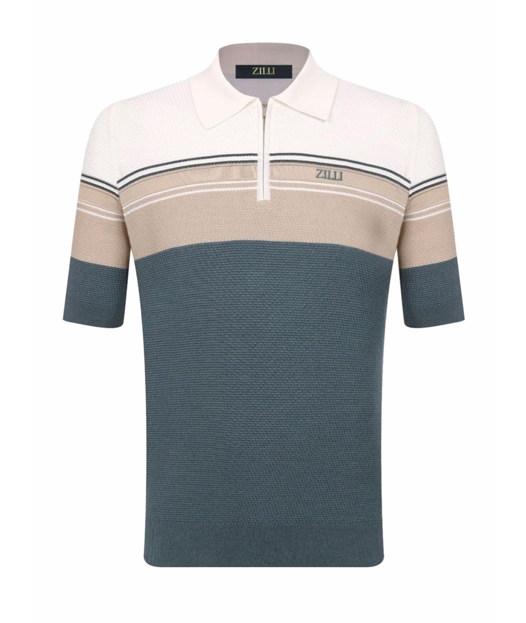 ZILLI Хлопковое поло с коротким рукавом, фото 1