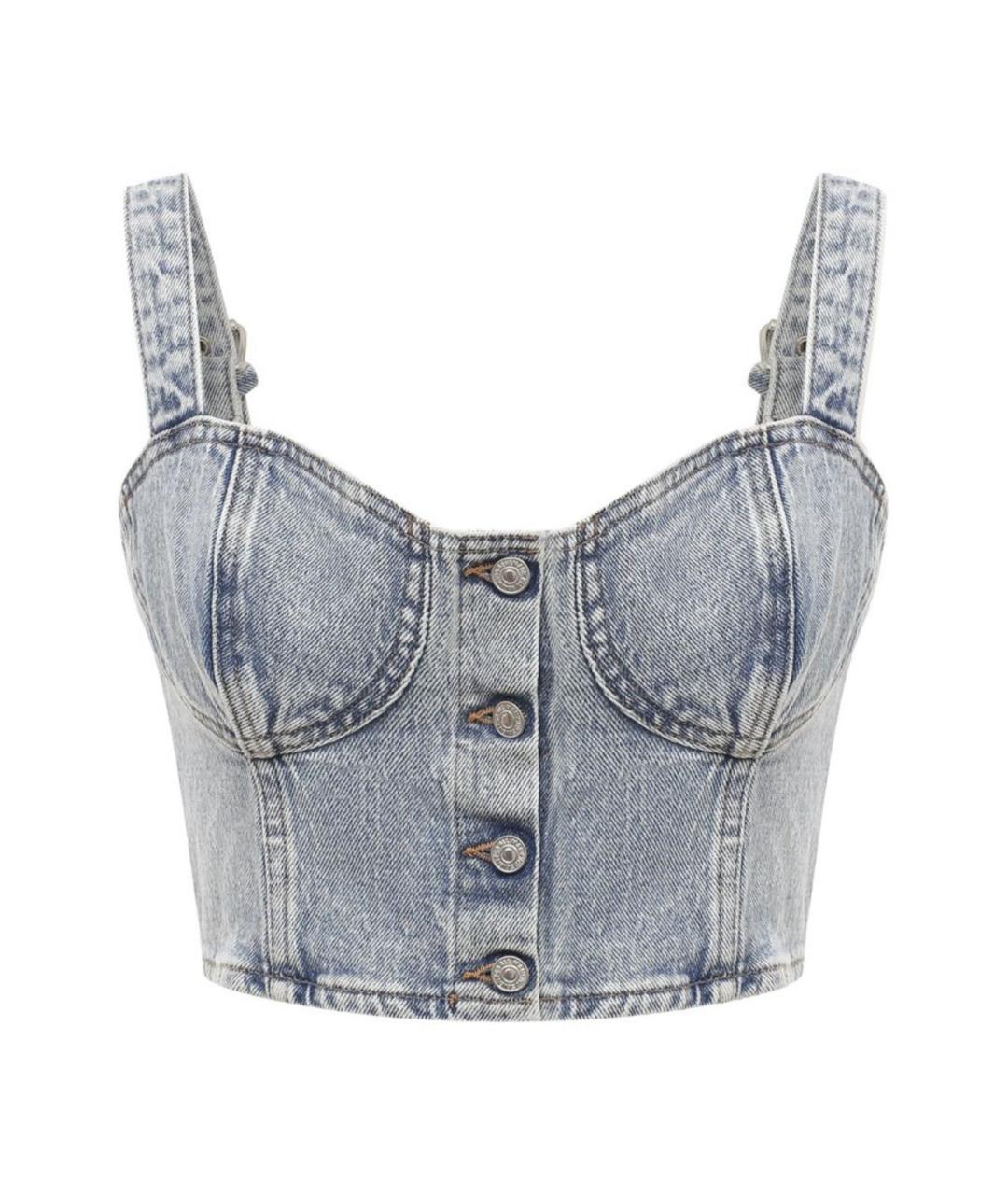 7 FOR ALL MANKIND Деним корсет, фото 5