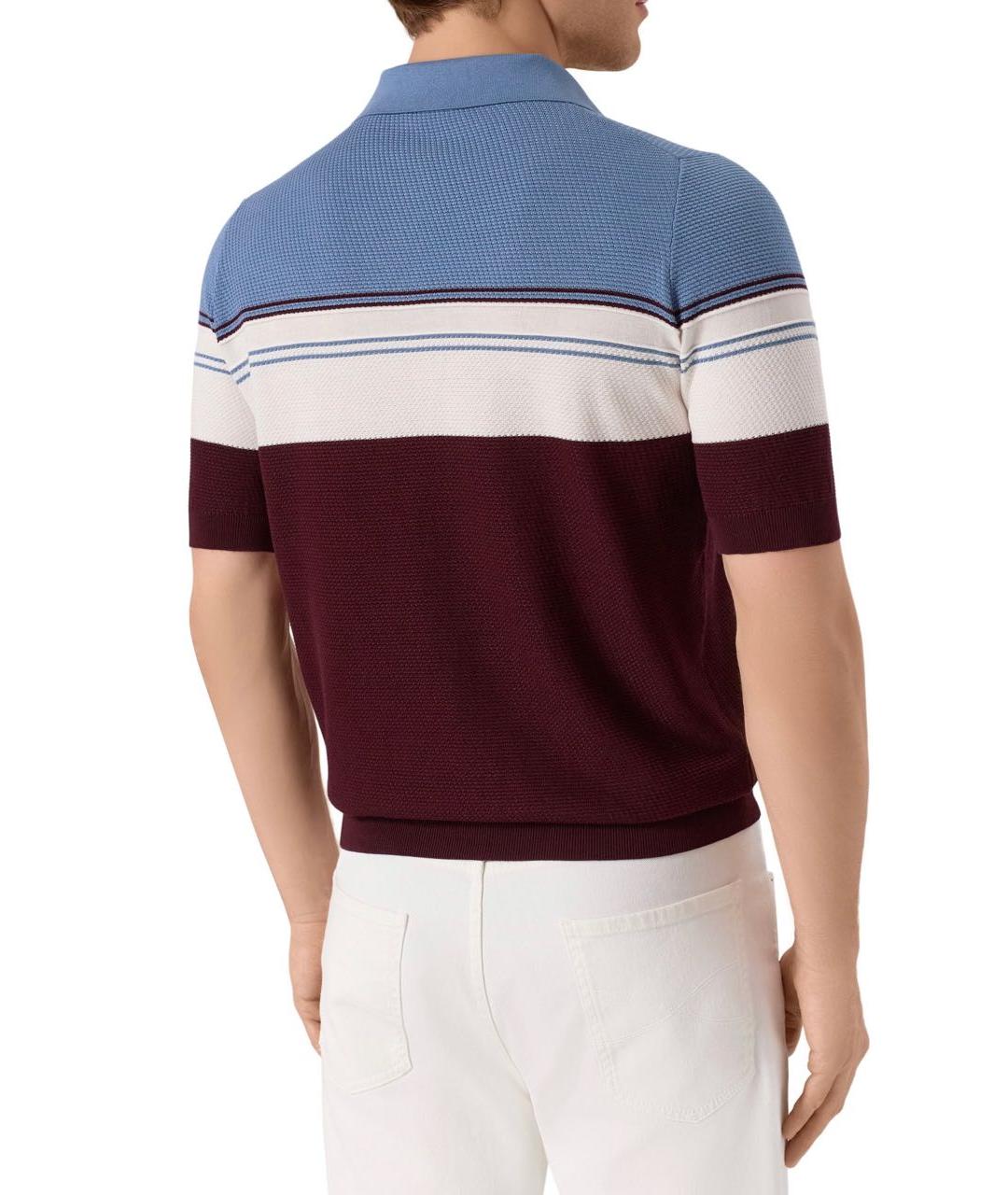 ZILLI Хлопковое поло с коротким рукавом, фото 3