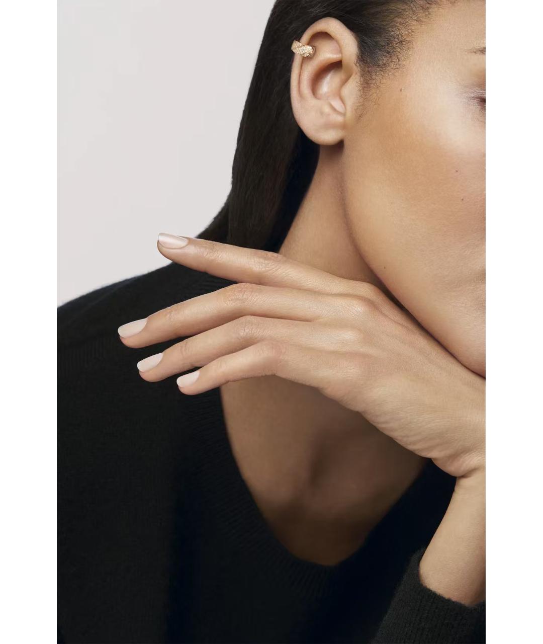 CHANEL Золотые серьги из розового золота, фото 3