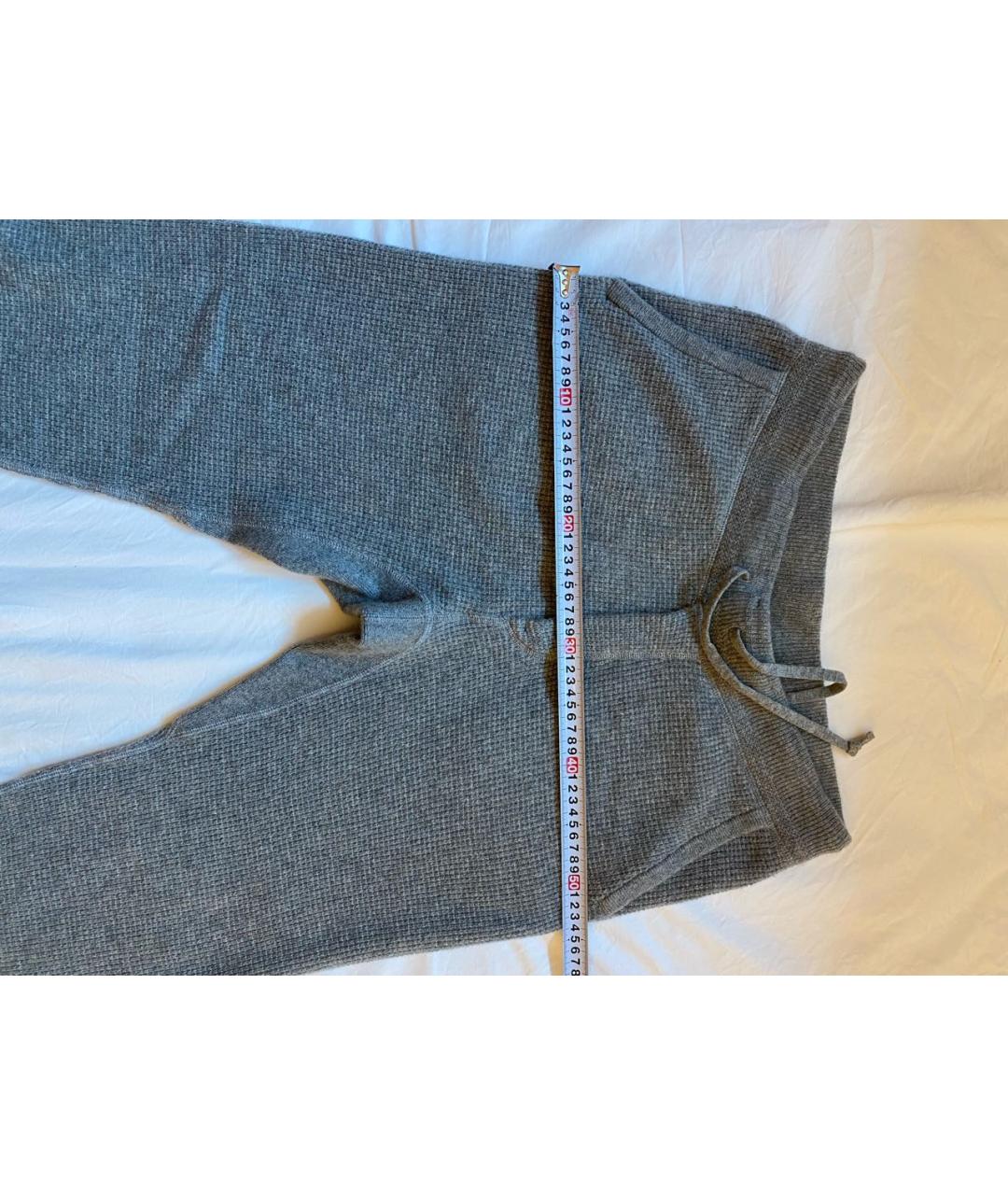 POLO RALPH LAUREN Серые кашемировые повседневные брюки, фото 7