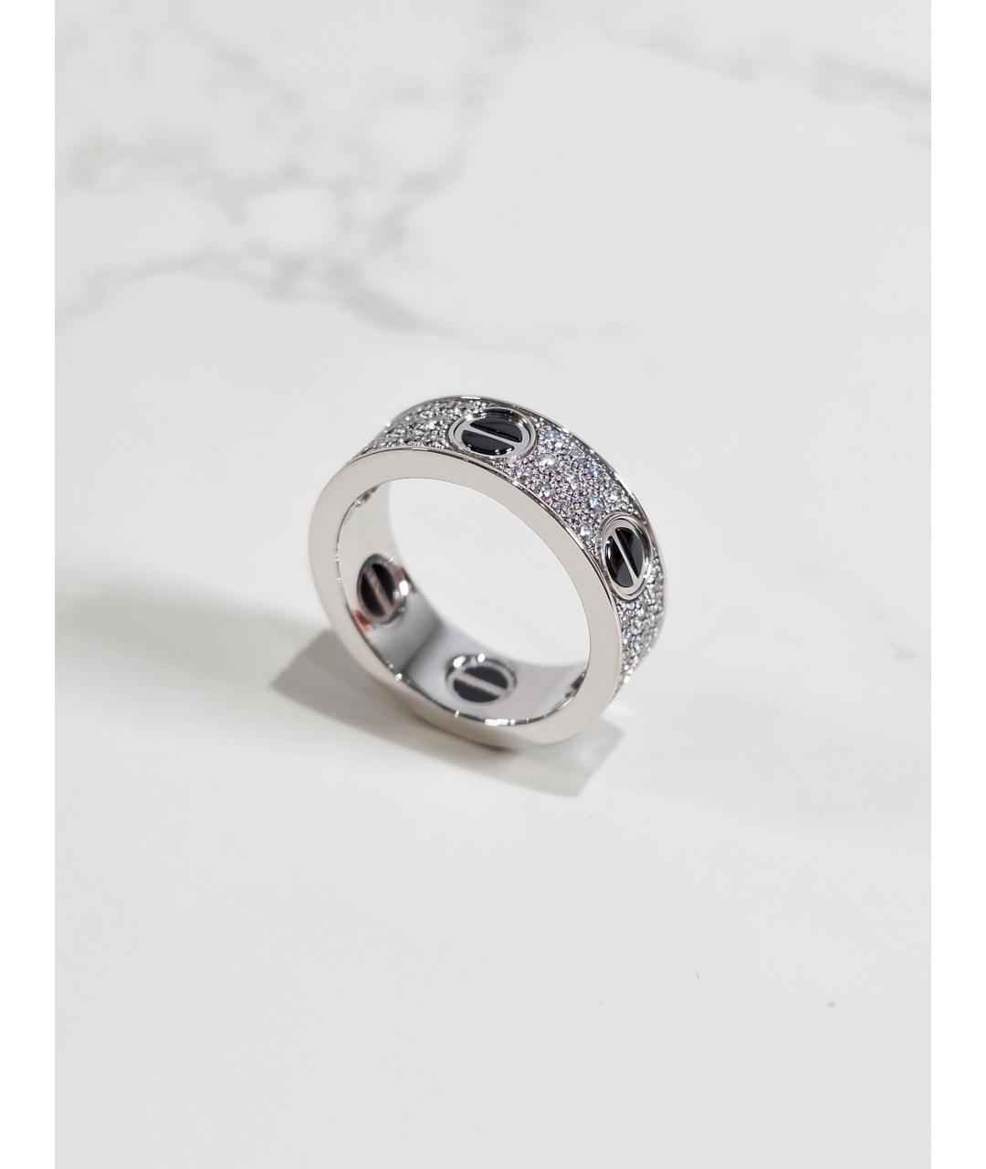 CARTIER Серебряное кольцо из белого золота, фото 3