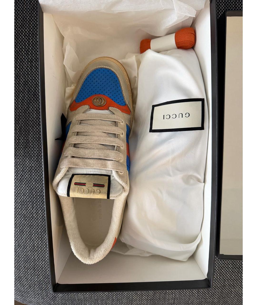 GUCCI Мульти низкие кроссовки / кеды, фото 5
