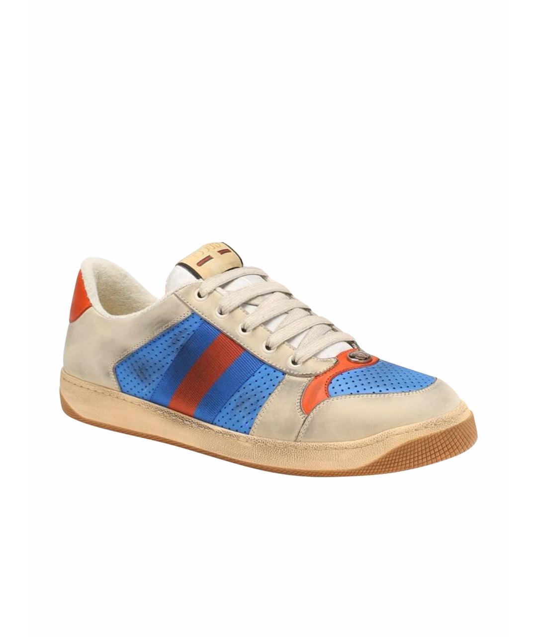 GUCCI Мульти низкие кроссовки / кеды, фото 1