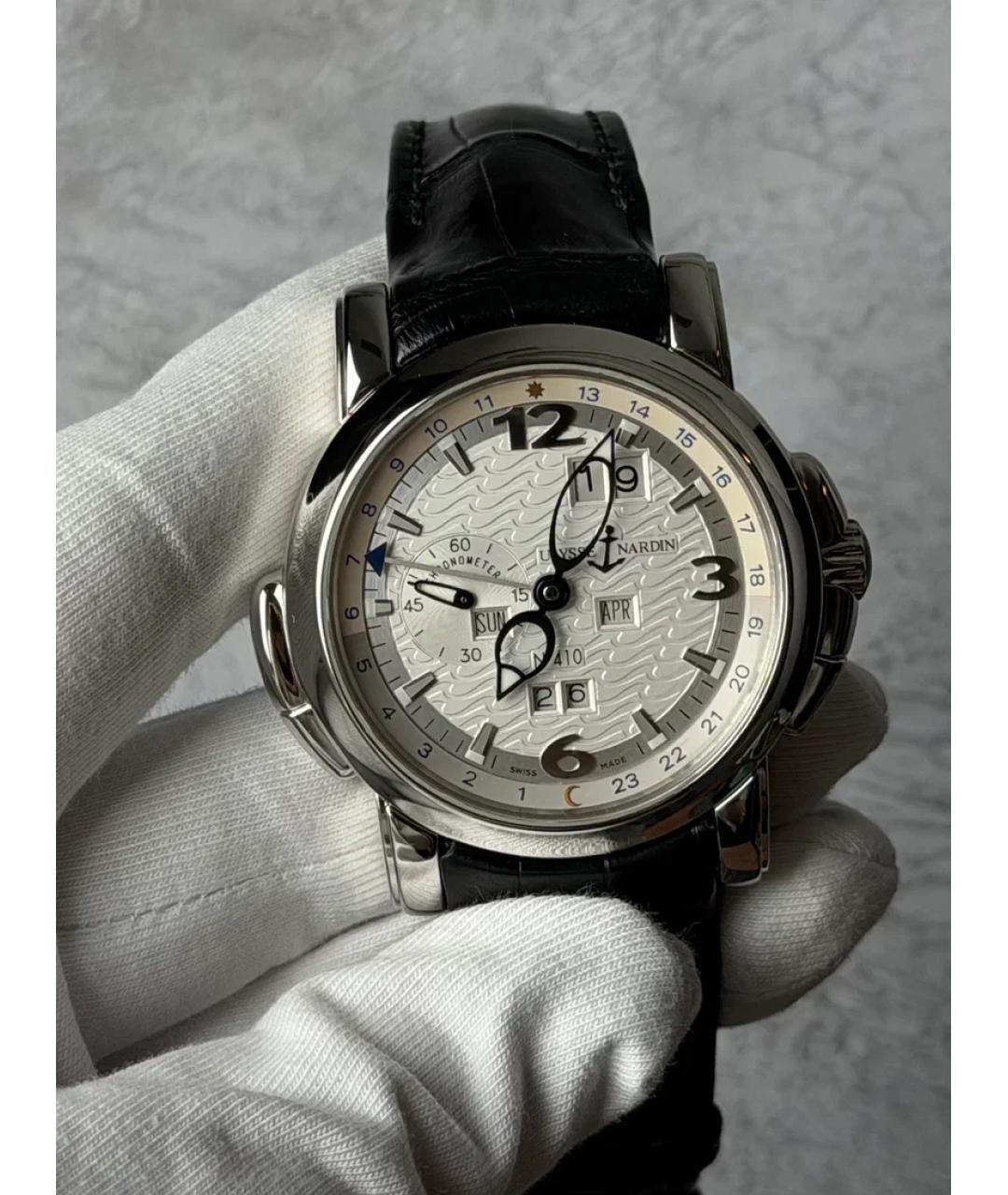 Ulysse Nardin Белые платиновые часы, фото 2