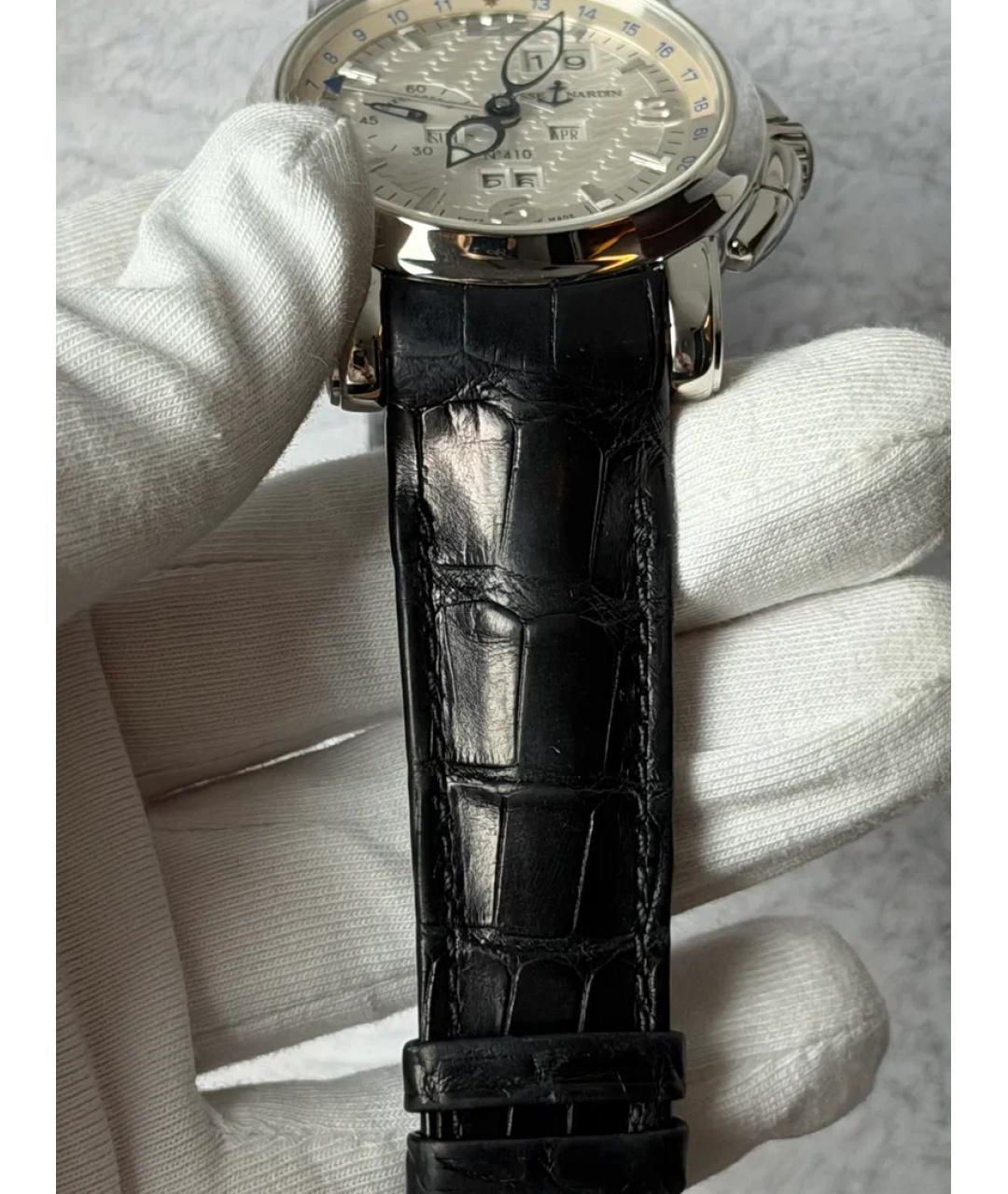 Ulysse Nardin Белые платиновые часы, фото 6