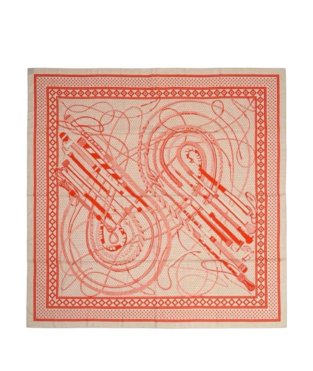 HERMES Мульти кашемировый платок, фото 1