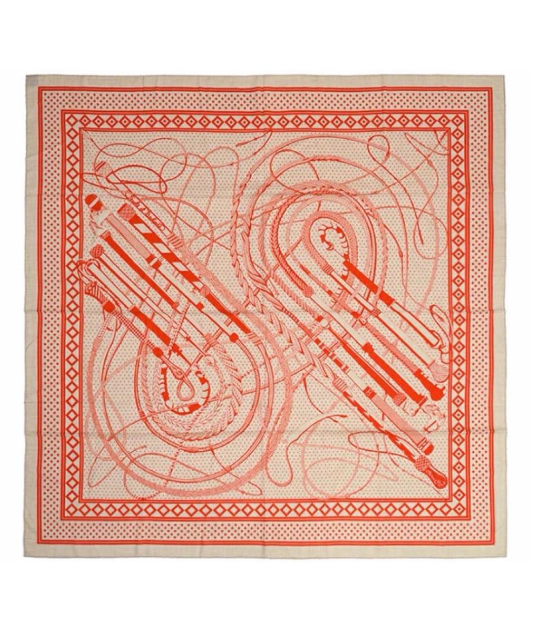 HERMES Мульти кашемировый платок, фото 6